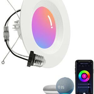 NEW 5/6 Inch Smart Retrofit WiFi Recessed Lights